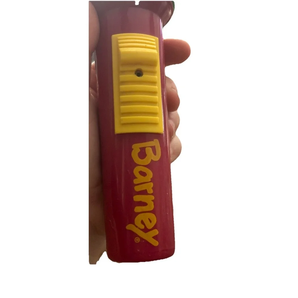 Vintage Barney Flashlight With New Batteries Good Condition 90s Kids Children